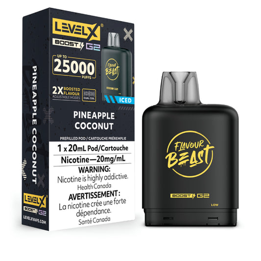 Flavour Beast Level X Boost pineapple coconut