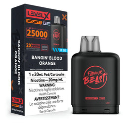 Flavour Beast Level X Boost Bangin Blood Orange