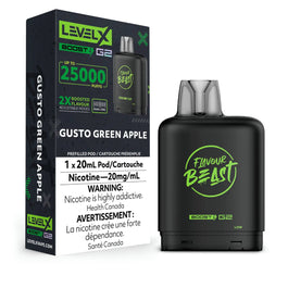Flavour Beast Level X Boost Gusto Green Apple