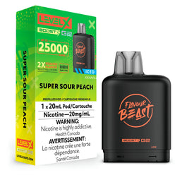 Flavour Beast Level X Boost Super Sour Peach